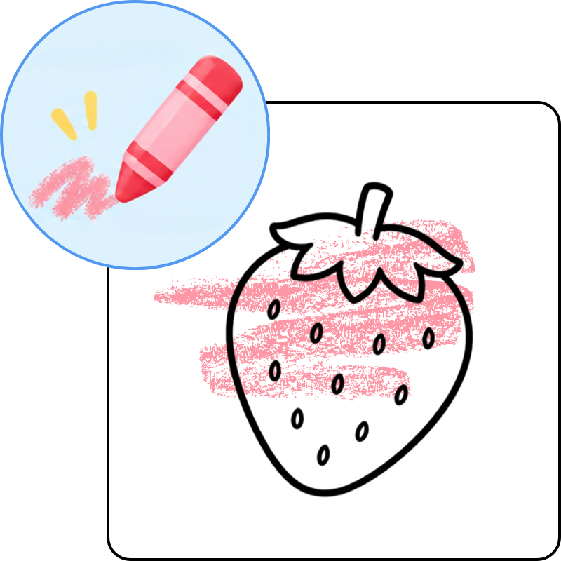 色をぬって楽しむイラスト